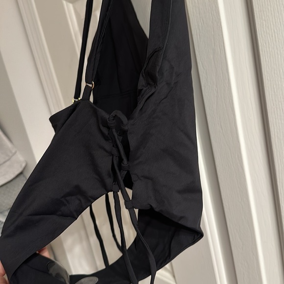 NWT- ALT SWIM Black plunge one piece bathing suit - NEVER WORN - Picture 5 of 5